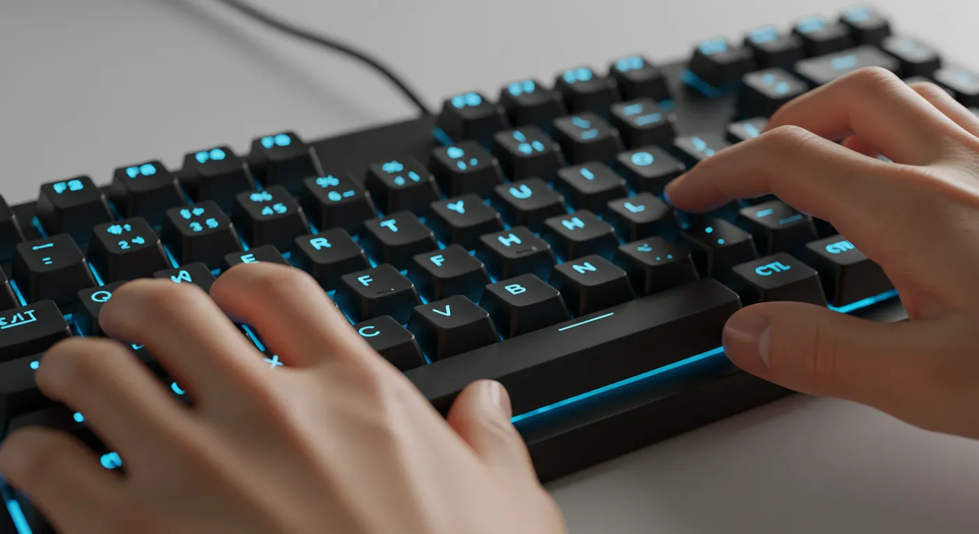 WASDの指の置き方