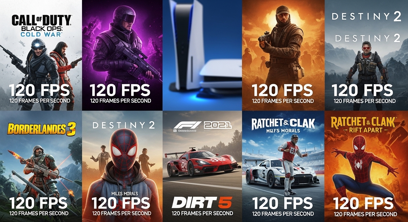 PS5の120fps対応ゲーム